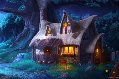 Trine 2 Town At Night HD Wallpapers   IHD Wallpapers