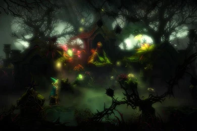 Trine 2 Wizard Spooky Forest Widescreen Hd Wallpapers