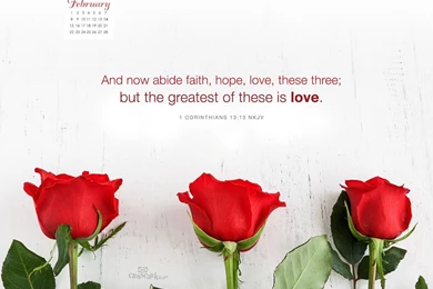 February 2015   Faith Hope Love Desktop Calendar  Free February ...