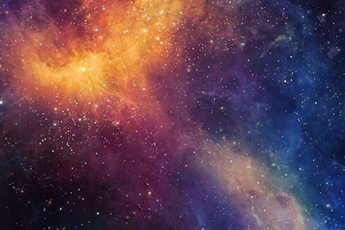 Beautiful Colored Space Nebula iPhone 6 Plus HD Wallpapers