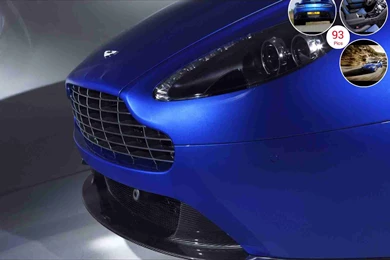 2012 Aston Martin Vantage S Cobalt Blue   Headlight
