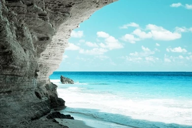 Download Beautiful Ocean View From A Grotto Wallpapers For IPad