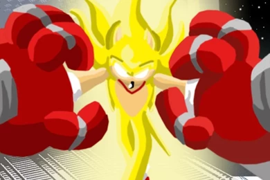 Hyper Sonic Coloured By Vixen T Fox On DeviantArt