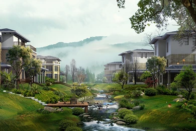 Beautiful Season Village HD Wallpapers   Zibrato