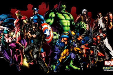 Comic   Marvel Vs Capcom   Home Theater Backdrops & Wallpapers