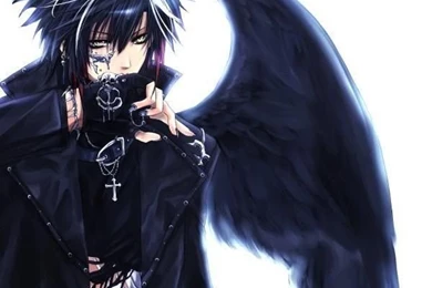 Gallery For   Gothic Anime Angel Boy