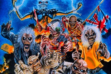 Iron Maiden Album Cover Art   Derek Riggs Artworks 1440x900 ...