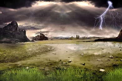 Download Thunderstorm Field Animated Wallpapers