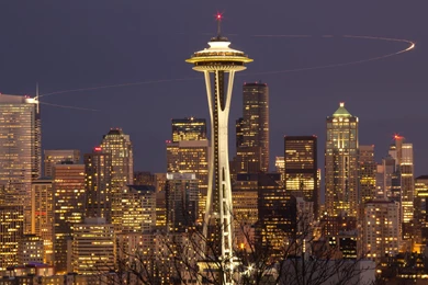 Download Desktop Wallpapers Space Niddle (Space Needle), Seattle ...