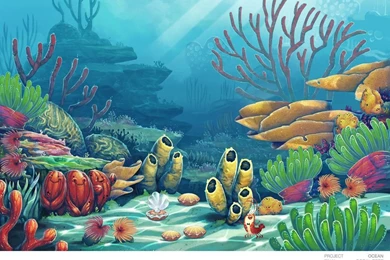 Ocean Animal   Final Backgrounds From Coral Reef By Mausetta On ...