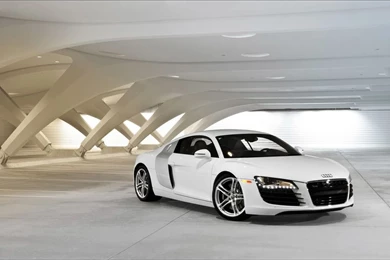 White Audi R8 Wallpapers