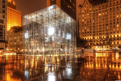 Apple Store, New York Wallpapers Full HD [5120x3200]   Free ...