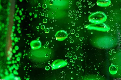 Sparkling Green Liquid Wallpapers