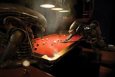 Predator Bar Aliens Vs Predator Movie Billiards Tables Alien ...