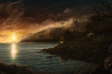 Fantasy Sunset Wallpapers