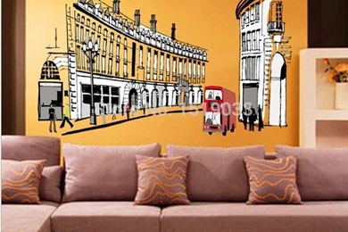 Aliexpress.com : Buy Roman Street Wallpapers Paste From Reliable ...