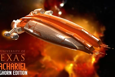 TEXAS LONGHORNS College Football Spaceship Wallpapers