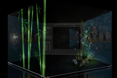 A 3D Virtual Desktop Manager : DeskHedron CrystalXP.net