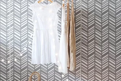 Self Adhesive Herringbone Pattern Removable Wallpapers By Livettes