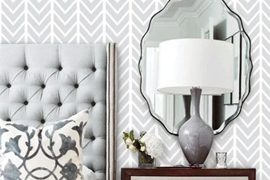 Herringbone Pattern Removable Fabric Wallpaper  Pinknbluebaby.com ...