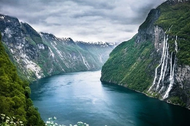Seven Sisters Waterfall. Norway Hd Nature Wallpapers ...