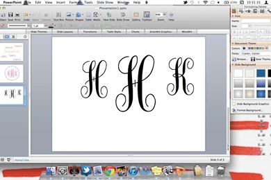 The Pink And Green Prep: Monogram Desktop Backgrounds!