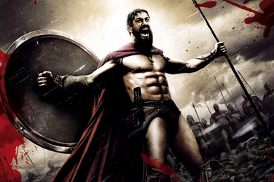 300 Spartan Warrior Rage Strong Gerard Butler