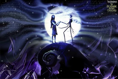 Gallery For   Nightmare Before Christmas Jack And Sally Wallpapers