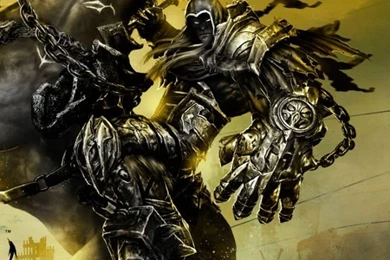 Download Wallpapers 640x960 Darksiders, War, Horse, Sword, Armor ...