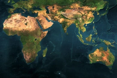 World Map Dual Monitor HD Desktop Wallpapers : Widescreen : High ...