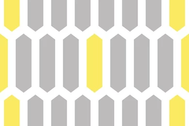 Gray And Yellow Geometric Fabric   Alihenrie   Spoonflower