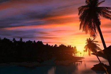 Desktop Wallpapers » Natural Backgrounds » Deserted Beach, Puerto ...