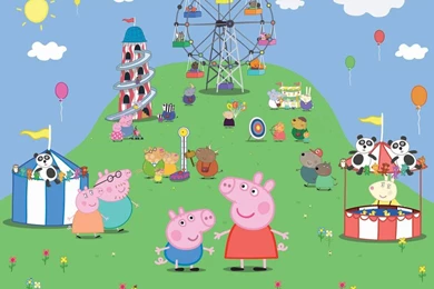 Walltastic Peppa Pig Wallpapers Mural – Next Day Delivery ...