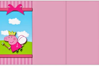 Peppa Pig Fairy: Free Party Printables, Images And Backgrounds ...