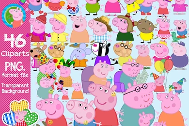 Popular Items For Peppa Pig Invitation On Etsy