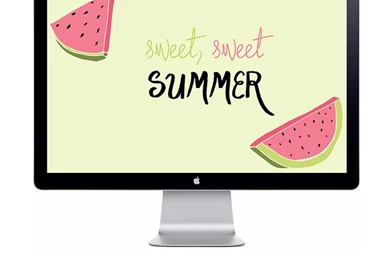 Friday Freebie: Sweet, Sweet Summer Wallpapers