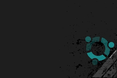 Ubuntu Wallpaper: Splatter N Stripes