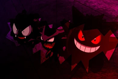 Wallpapers Somthing Cool Gengar Evolution Gastly Haunter Wallchan ...