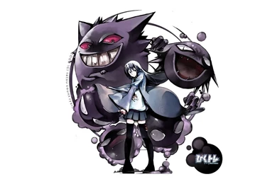 Pokemon Gengar Haunter Ghastly Simple Backgrounds Wallpapers ...