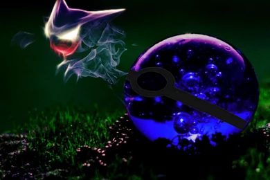 DeviantArt: More Like Haunter Pokeball By Digi fan111