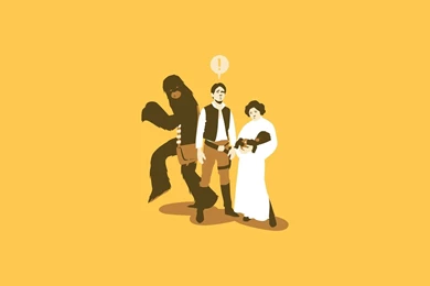 Cartoons, Abstract, Star Wars, Han Solo, Chewbacca, Leia Organa ...