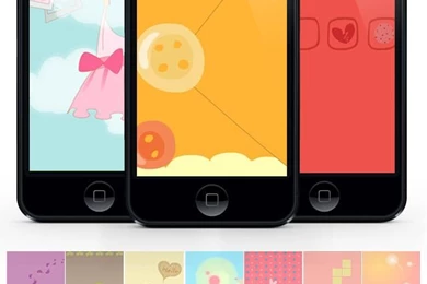 Cartoon Home Screen Wallpapers Maker Pro IOS 7 Edition