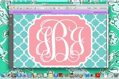 Create Monogrammed iPhone Wallpapers In 10 Easy Steps