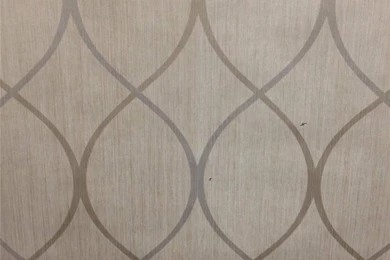 Wallpapers Designer Modern Trellis Tone On Tone Big Stripe Platinum ...