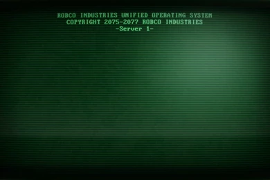 Robco Industries Green Screen HD Wallpapers