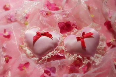 Pink Small Pillow Love