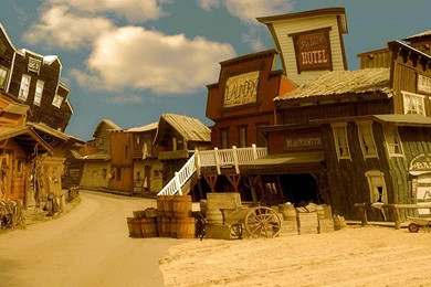 GHOST TOWN WALLPAPER   (