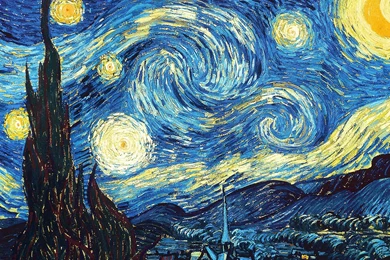 2560x1440 The Starry Night Desktop PC And Mac Wallpapers