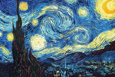 Vincent Van Gogh The Starry Night   Wallpaper.