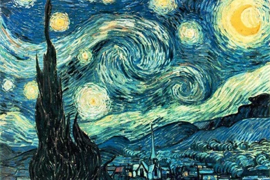 Non Nude Wallpaper, Starry Night